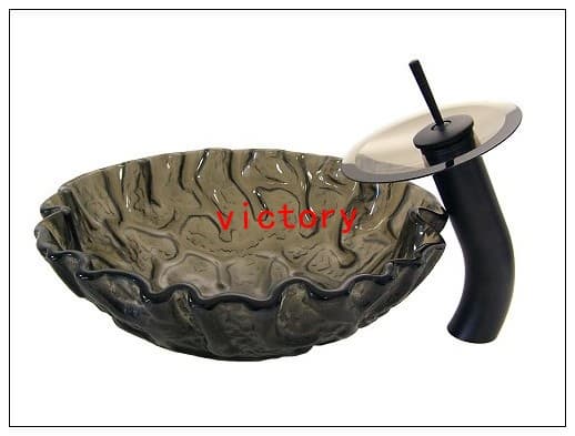 tinted tempered glass basin vt4188